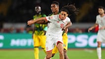 Midfielder Hannibal Mejbri is usually deployed in a more advanced No 10 role for Tunisia. Getty Images