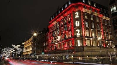 Fortnum and Mason, in Piccadilly, in London's West End.