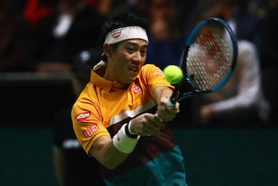 Kei Nishikori has made a good start to the season and the world No 6 is the top seed in Dubai this year. Dean Mouhtaropoulos / Getty Images