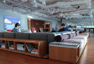 New start-ups continue to join Hub71. Victor Besa/The National