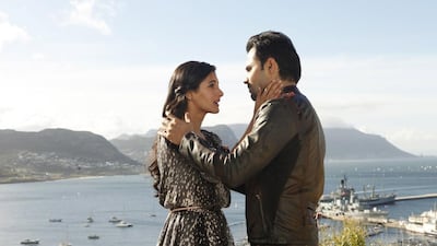 The stars of Mr X, Emraan Hashmi and Amyra Dastur. Courtesy Empire International Gulf