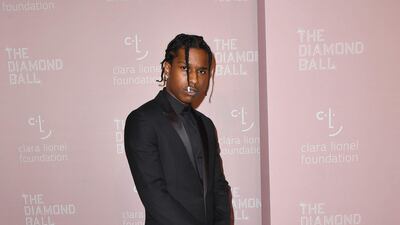 American rapper ASAP Rocky and Rihanna used to date. AFP