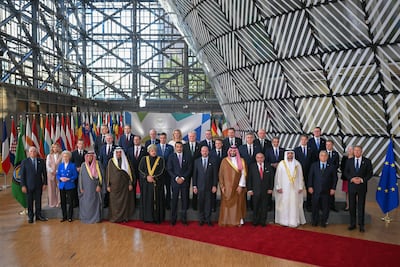 The EU-GCC Summit in Brussels in 2024 was the first since the signing of the initial EU-GCC co-operation agreement in 1989.AFP