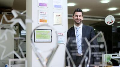 Alex Marr started his IT business at the peak of the financial crisis. Sarah Dea / The National