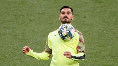 Manchester City's Ilkay Gundogan. Reuters