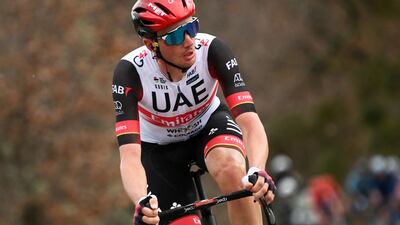 Brandon McNulty registered his first World Tour stage win at Paris-Nice. AFP