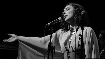 Lebanese singer Sura moved to the UK during her homeland’s financial crisis in 2020. Photo: Sura