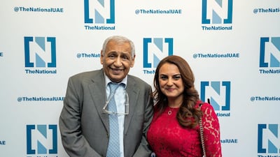 Khaled A A S Al Duwaisan, Kuwaiti Ambassador in UK, with Mina Al-Oraibi.