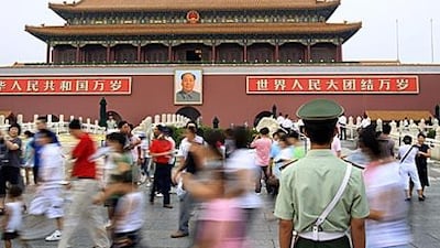 Perhaps most famous for bloody protests that occurred there in 1989, these days Tiananmen Square is a crowded gathering place for tourists.
