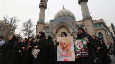 Qassem Suleimani is mourned after his assassination on Friday. AFP