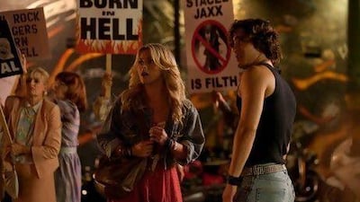 Julianne Hough and Diego Boneta in Rock of Ages.
