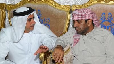The Deputy Prime Minister offers his condolences to the family of Rashid Saeed Al Hebsi in Ras Al Khaimah. Wam