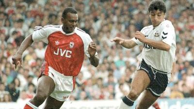 Arsenal’s David Rocastle, left, was only 33 years of age when he died from an aggressive form of non-Hodgkin’s lymphoma, which is a cancer that attacks the immune system.