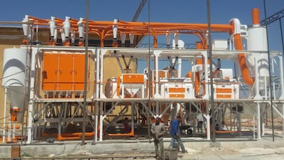 The flour mill in Syria built by Syria Recovery Trust Fund. Courtesy Syria Recovery Trust Fund