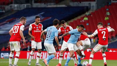 Gabriel Jesus - 5: Was hardly given a kick by a superb Arsenal backline. Getty