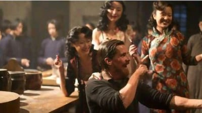 Christian Bale in The Flowers of War.