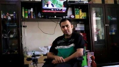 Saeed Abdullah says he can now go out freely without anyone’s help, thanks to his new wheelchair.