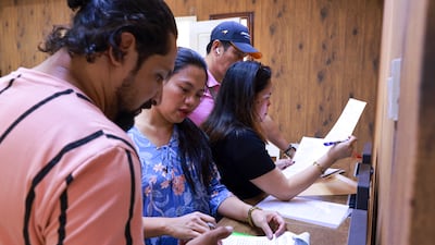 The Filipino embassy has called hailed the UAE for its 'mantle of protection' during the crisis. Victor Besa / The National