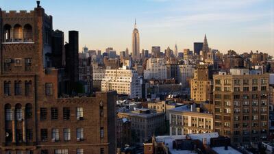 Empire State Building and New York Skyline. Getty Images