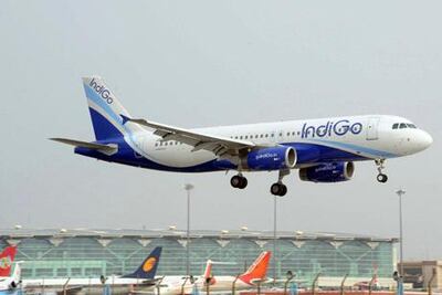 Competition is likely to intensify in the domestic sector, especially in the form of market leader IndiGo as well as new entrants such as Akasa Air and a rejuvenated Jet Airways aiming to corner a share of the market. AFP PHOTO/RAVEENDRAN