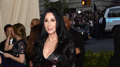 Cher, in Marc Jacobs, arrives for the Met Gala at the New York Metropolitan Museum of Art in New York, US, on May 4, 2015. EPA