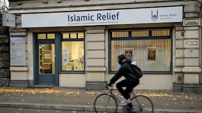 An office of the charity Islamic Relief. AFP
