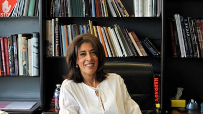 Mona Khazindar. Image courtesy of L'Institut du Monde Arabe