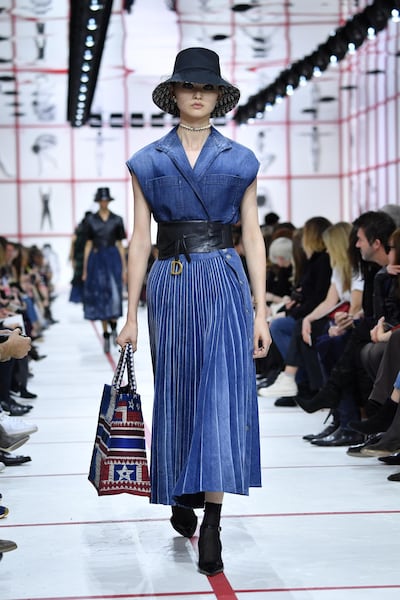 Christian Dior autumn / winter 2019 at Paris Fashion Week. Getty