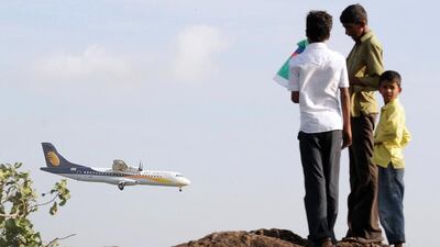 Etihad announced the agreement in April to acquire a 24 per cent stake in Jet Airways for US$379million. Indranil Mukherjee / AFP