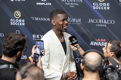 Global Soccer Awards Red Carpet event at the Atlantis The Royal, Palm Jumeirah. Antonie Robertson/The National