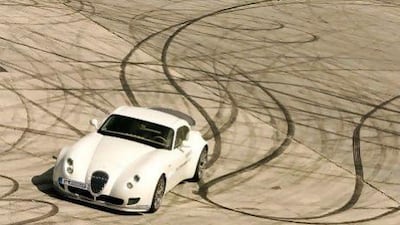 The MF5 isn't kitted out with the technology of a Ferrari 458 Italia or a Lamborghini LP560-4 but it still provides fantastic, hair-raising fun on a race track. Lyndon McNeil for The National