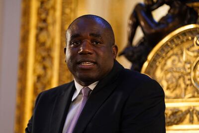 British Foreign Secretary David Lammy. AFP