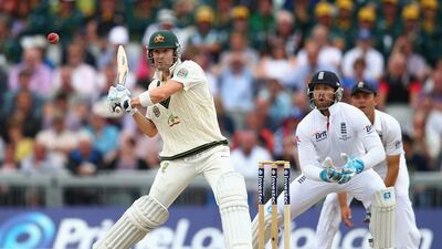 Matt Prior, centre, had a poor Ashes tour of Australia in 2013/14. Ryan Pierse / Getty Images
