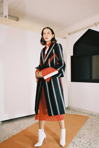 Faissal El-Malak spring / summer 2018 collection was also acquired by Tuqan for the V&A. Courtesy Faissal El-Malak