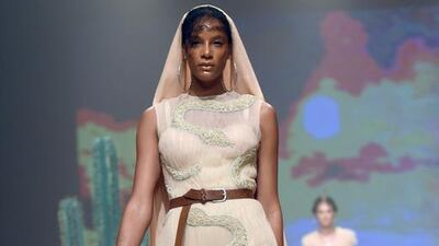 The Amato show at Fashion Forward Spring / Summer 2017 held at the Dubai Design District.