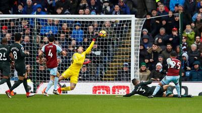 Goalkeeper: Ederson (Manchester City) – Made an outstanding save to tip Aaron Lennon’s shot on the post while Sean Dyche compared his passing to Ronald Koeman’s. Jason Cairnduff / Reuters