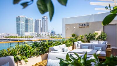 L’Amo Bistro del Mare, which opened at Dubai Harbour in March, has a Mediterranean marina feel. All photos: L’Amo Bistro del Mare