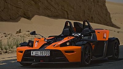 The KTM X-Bow, a high-speed objet d'art that has been hailed as one of the most unique sports cars in the world.
