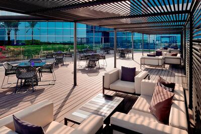 Children can enjoy yoga followed by a family picnic at this weekend's Gather by JW festival. Courtesy JW Marriott Marquis Hotel Dubai