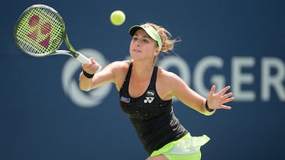 Labelled “Swiss Miss Version 2” by media, Belinda Bencic had a career breakthrough at Toronto, upsetting world No 1 Serena Williams in the semi-finals before defeating Simona Halep 7-6, 6-7, 3-0 in the final to earn her second career title on the WTA Tour. Geoff Robins / AFP