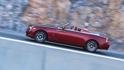 Flying up the rocky terrain.