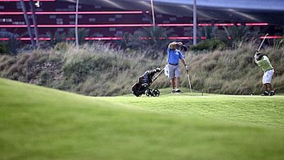 The Yas Links course was rated highly on parameters such as the condition of greens and fairways, challenge levels to players and facilities, and is a result of gallons of water being fed on the piece of wasteland every day.