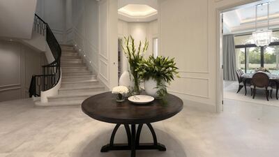 It is spread across three floors and 24,000 square feet. Courtesy Luxhabitat Sotheby's International Realty