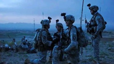US Army soldiers pause during an early morning patrol in the Yosef Khel district of Paktika province, Afghanistan. Al Qaeda is attempting a comeback in the country’s mountainous east.