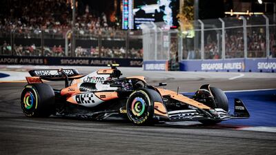 British driver Lando Norris won the race by 20.9 seconds. EPA