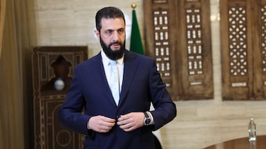 Syrian President Ahmad Al Shara. Getty