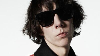 Hedi Slimane has long used military tailoring in his collections. Here he presents a wool jacket, accompanied by brass buttons and gold piping. Courtesy Saint Laurent