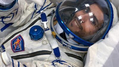The UAE astronauts have been measured for special custom made seats aboard the board a Soyuz-MS15 spacecraft that will take one of them to the International Space Station in September.