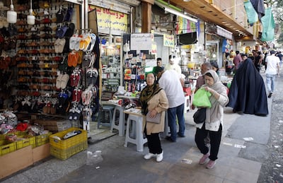 Iranians shop at the Tajrish bazaar in Tehran, Iran. EPA