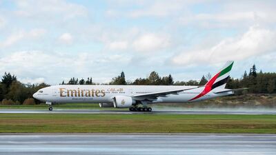 Emirates will use one of its 777-300ERs on the new route to Yangon and Hanoi. Courtesy: Boeing